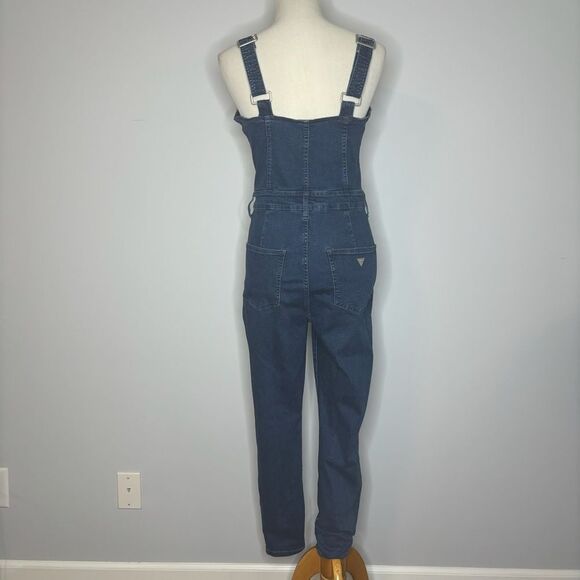 Guess- Denim Button Up Jumpsuit - Picture 3 of 4
